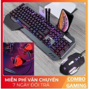 [COMBO GAMING] Bộ Bàn Phím K618 Chuột V5 Và Tai Nghe Gaming G10 Cực Đẹp & Chất Lượng